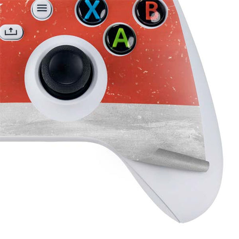 Singapore Flag Distressed Xbox Series S Controller Skin